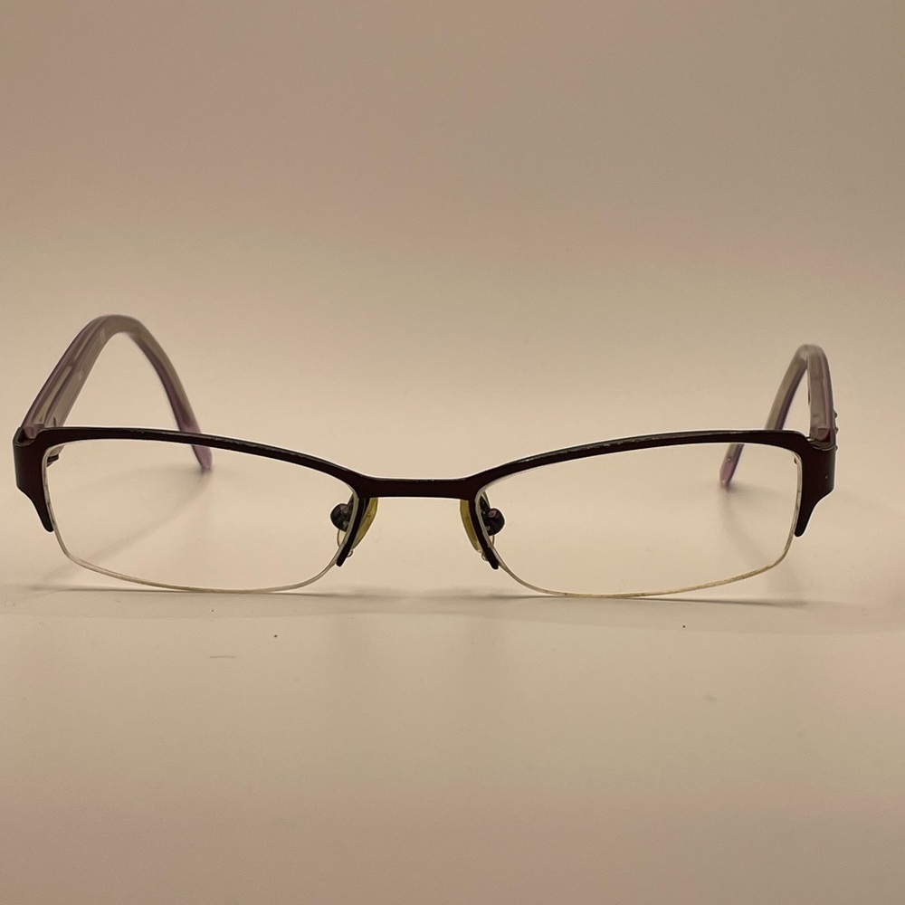 Kate Spade Patti 0FP1 135 Purple Semi-Rimless Glasses Frames • Made in Italy